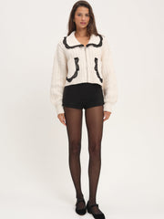 Women Tierra Knit Jacket - Cream