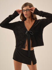 Women Tayla Knit Cardigan - Black