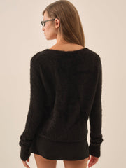 Women Tayla Knit Cardigan - Black