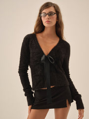 Women Tayla Knit Cardigan - Black