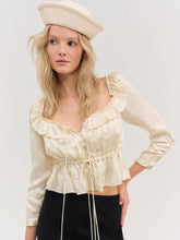 Women Clarissa Top - Cream