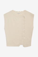 Women Naomi Knit Top - Cream