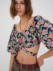 Women Tate Crop Top - Multi