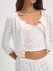Women Elliana Cardigan - White