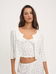 Women Elliana Cardigan - White
