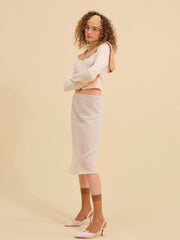 Women Sophia Stripe Cardigan - Pink