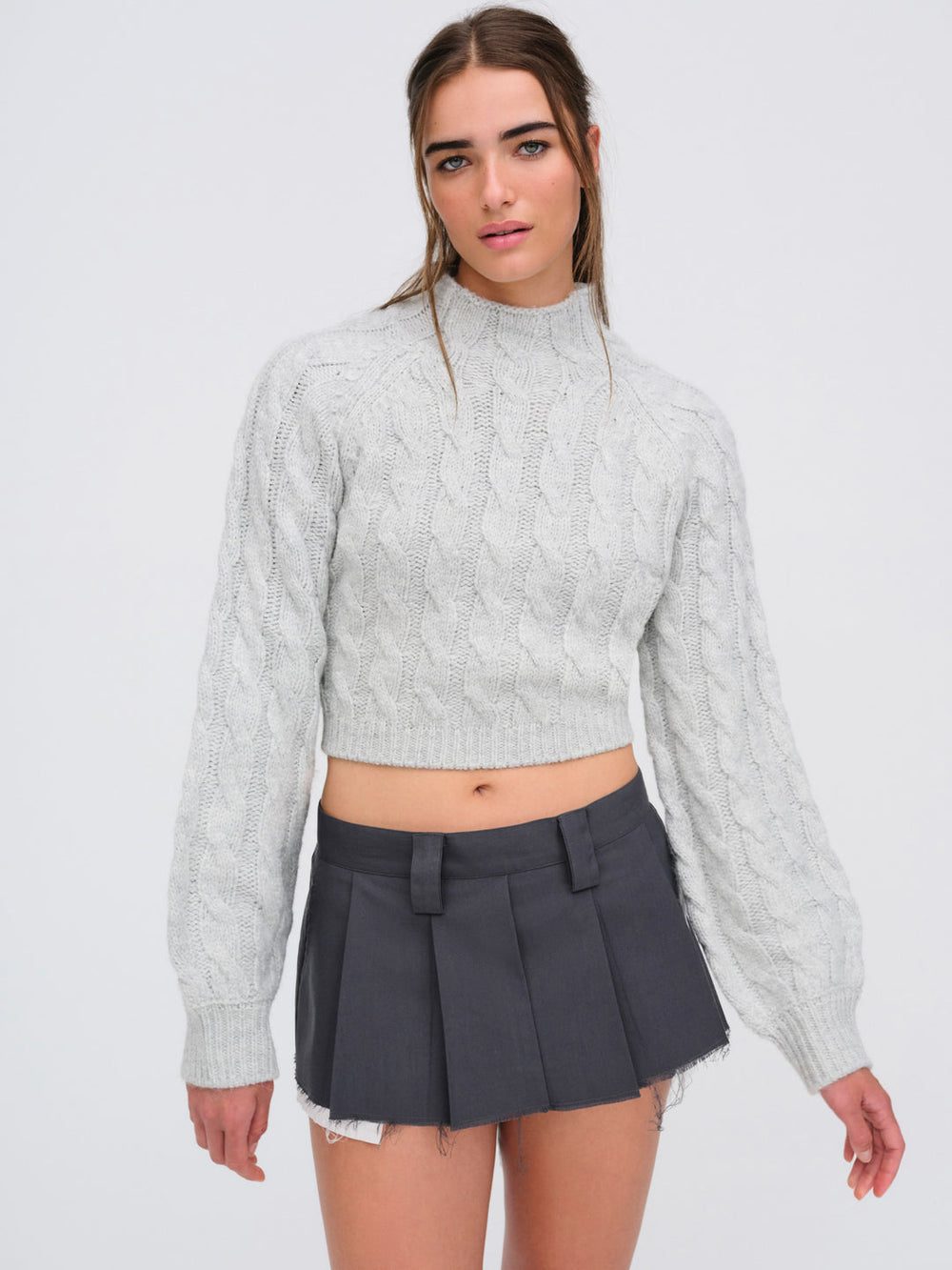 Women Lise Chunky Sweater - Grey