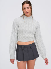 Women Lise Chunky Sweater - Grey