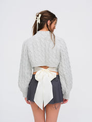Women Lise Chunky Sweater - Grey