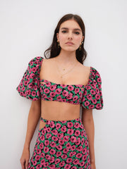 Women Dolcetto Crop Top - Red