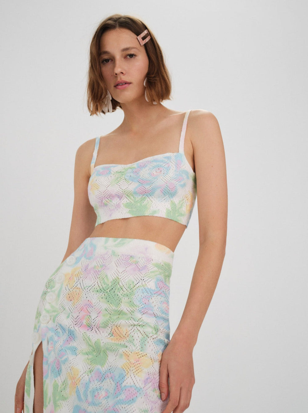 Women Reese Crop Top - Multi