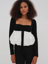 Women Elisa Bubble Top - White