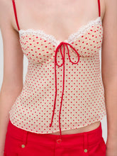 Women Love Dot Camisole Top - Cream