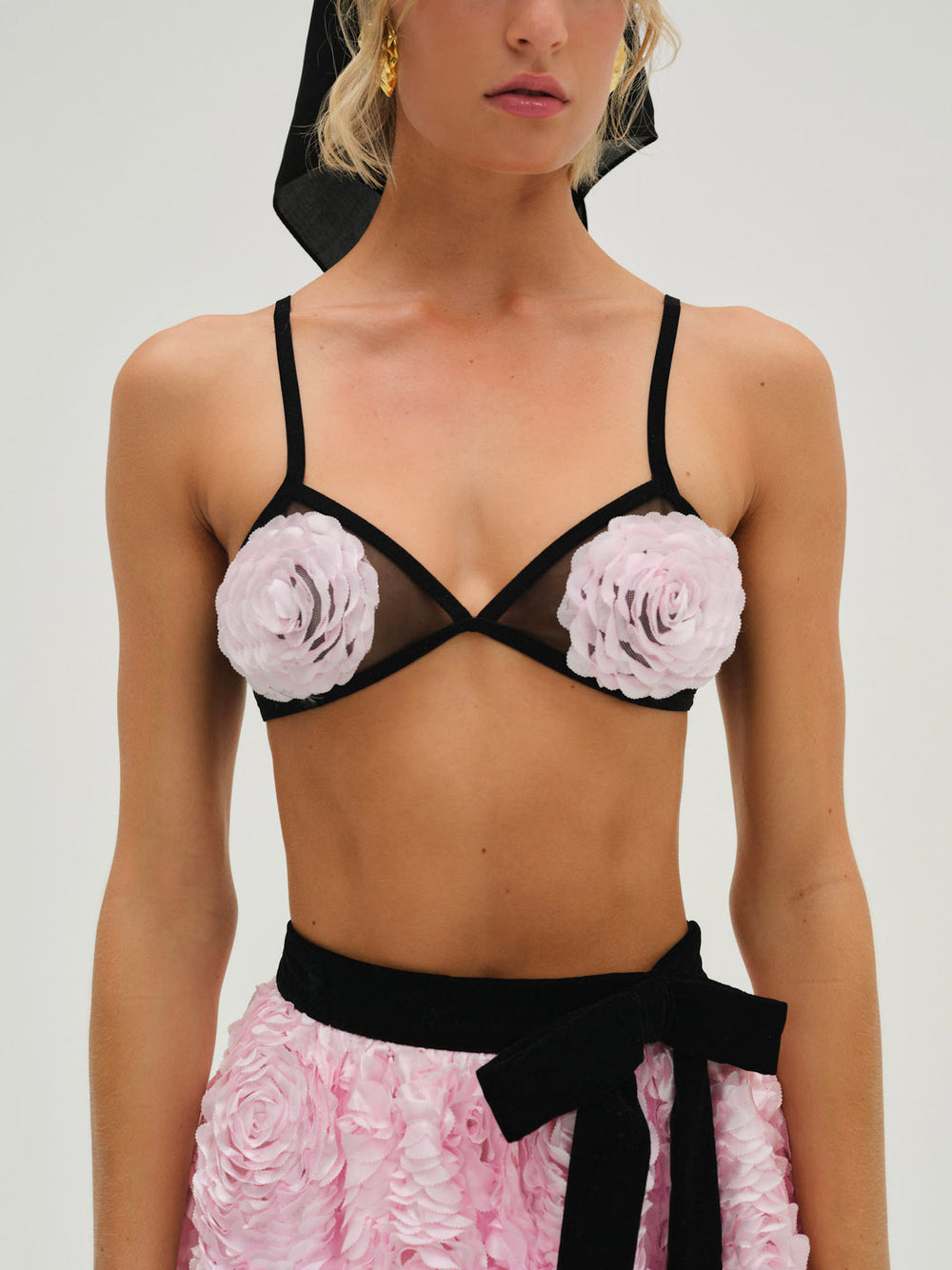 Women Nicolette Bra Top - Pink