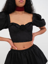 Women Maye Crop Top - Black