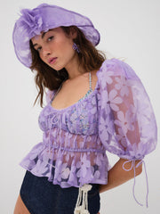 Women Fran Top - Purple