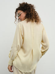 Women Clarabell Button Down Shirt - Yellow