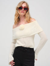 Women Aspen Knit Top - Cream