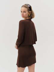 Women Elliana Cardigan - Chocolate