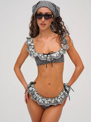 Women Daisy Lane Bikini Top - Black