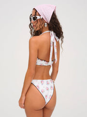 Women Doily Bikini Bottom - White