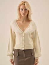 Women Aster Knit Cardigan - Cream