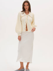 Women Jade Cardigan - Blue