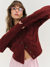 Women Regina Cardigan - Red