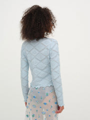 Women Coco Knit Cardigan - Baby Blue