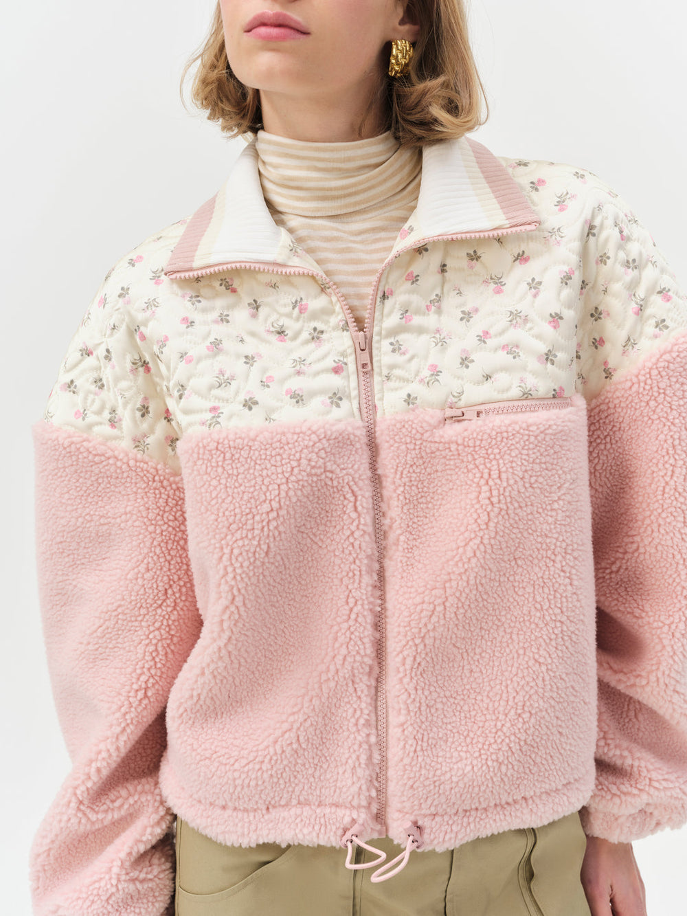 Women Saide Jacket - Pink