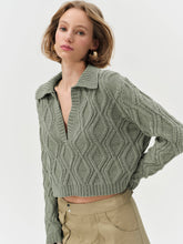 Women Madison Chenille Polo - Green