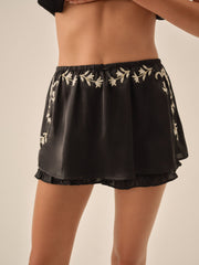 Women Emmie Chiffon Skort - Black