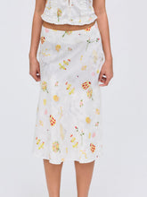 Women Charlise Midi Skirt - White