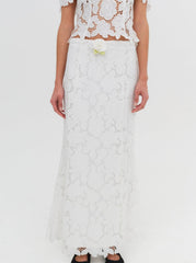 Women Claudia Maxi Skirt - White