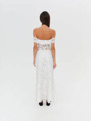 Women Claudia Maxi Skirt - White