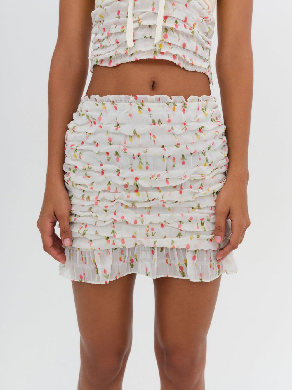 Women Elodie Mini Skirt - Yellow