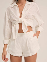 Women Handkerchief Short - White