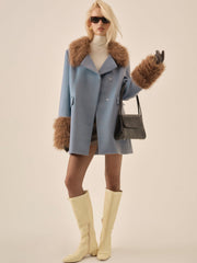 Women Jackie Coat - Blue