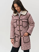 Women Marlene Floral Chore Coat - Purple