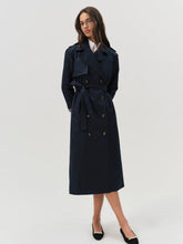 Women Reese Trench Coat - Navy