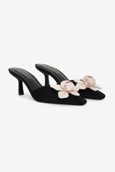 Women Claudine Mule Heel - Black