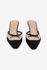 Women Lili Mule Heel - Black