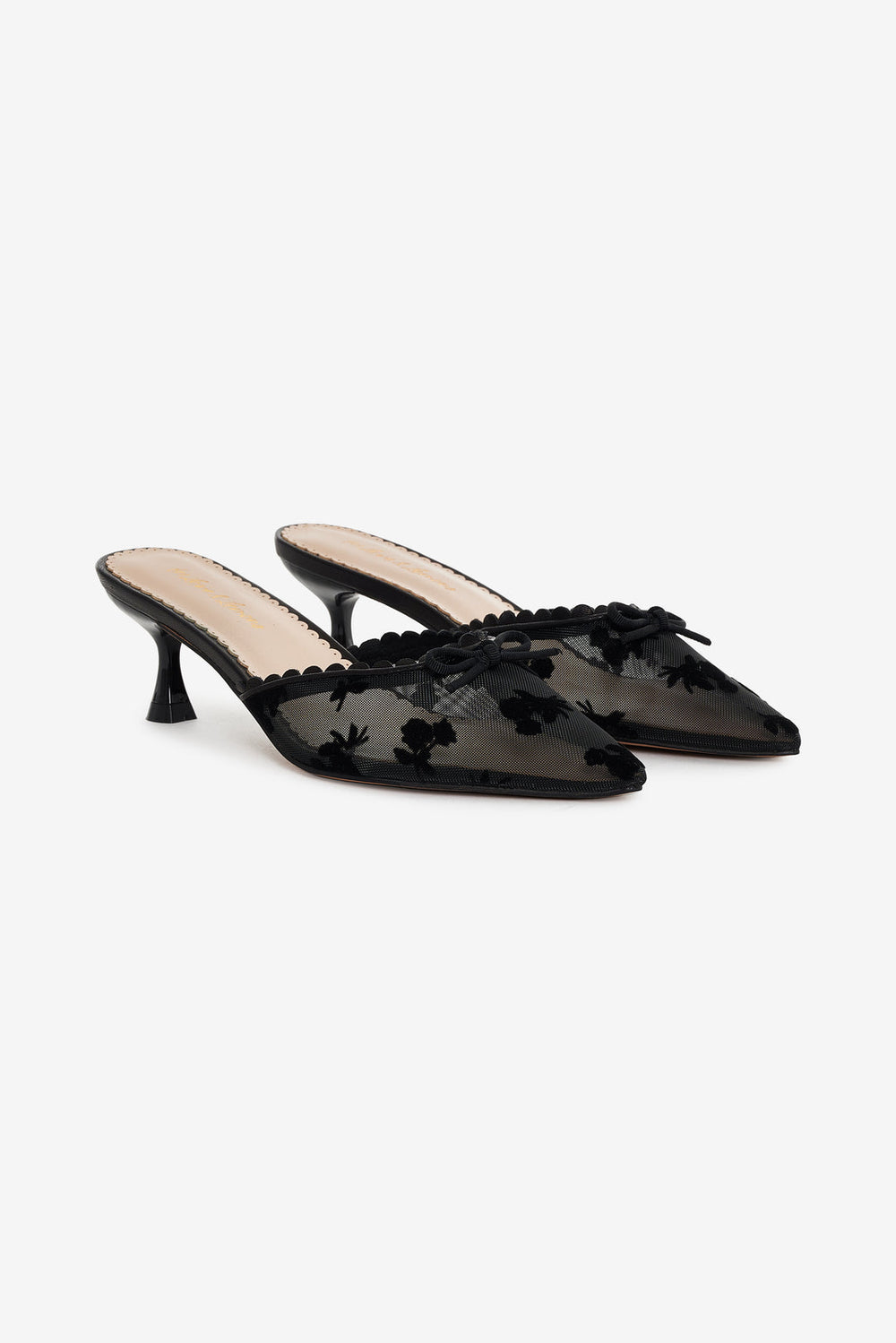 Women Sylvie Mule Heel - Black