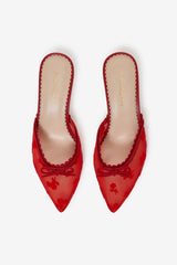Women Sylvie Mule Heel - Red