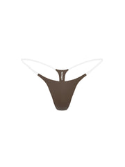 Women Stringys Invisible Underwear - Rich Espresso