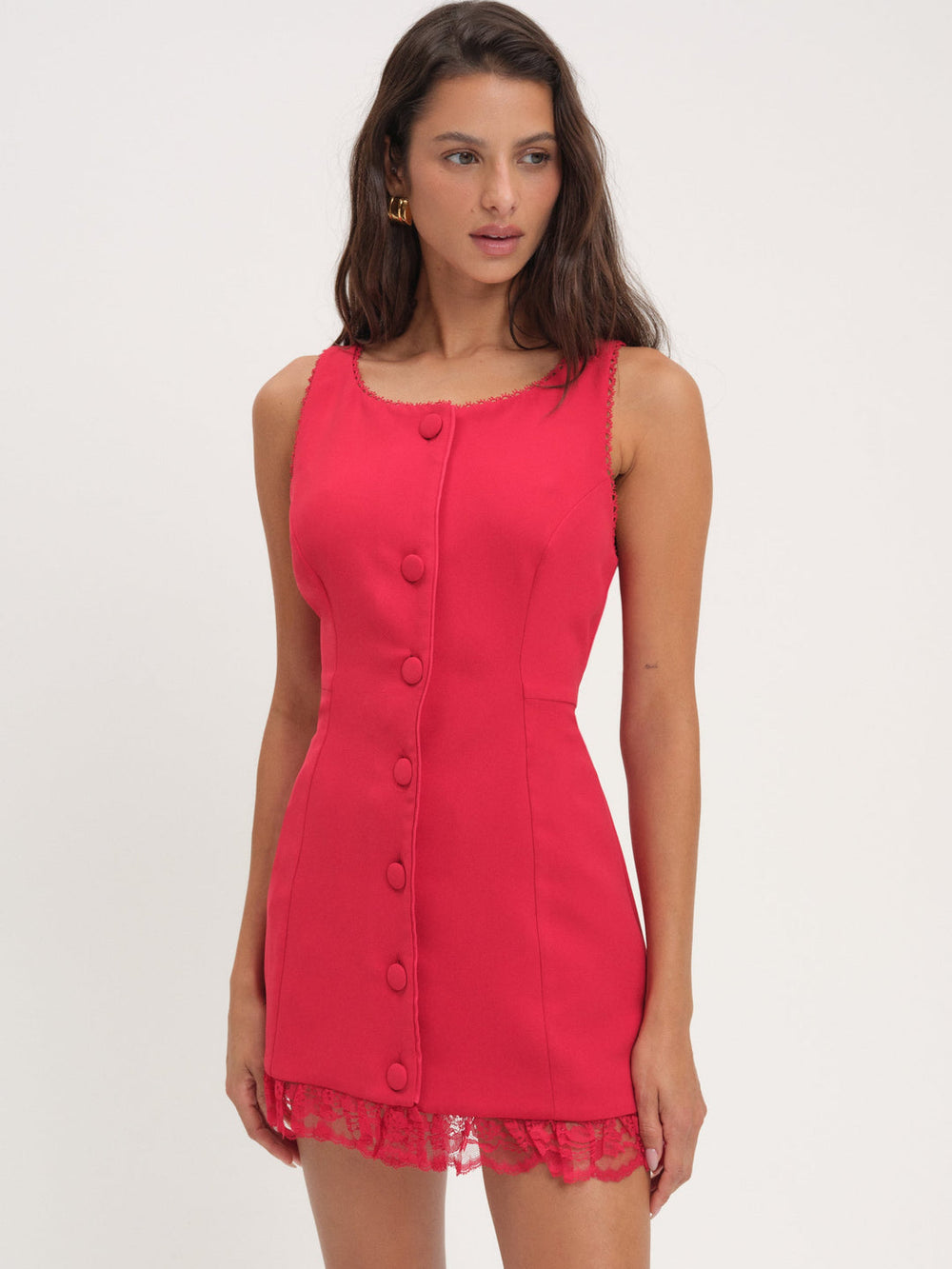 Women Venus Mini Dress - Red