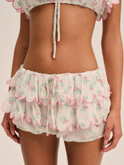 Women Gidget Bloomer Short - White