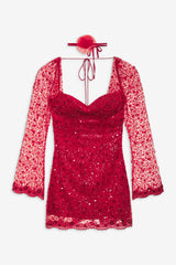 Women Gwendolyn Mini Dress - Red