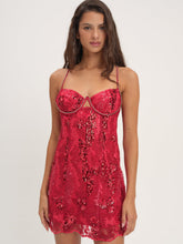 Women Opal Mini Dress - Red