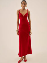 Women Huda Maxi Dress - Red
